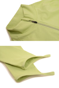 Women'S Zipper Reversible Collar Sport Jacket