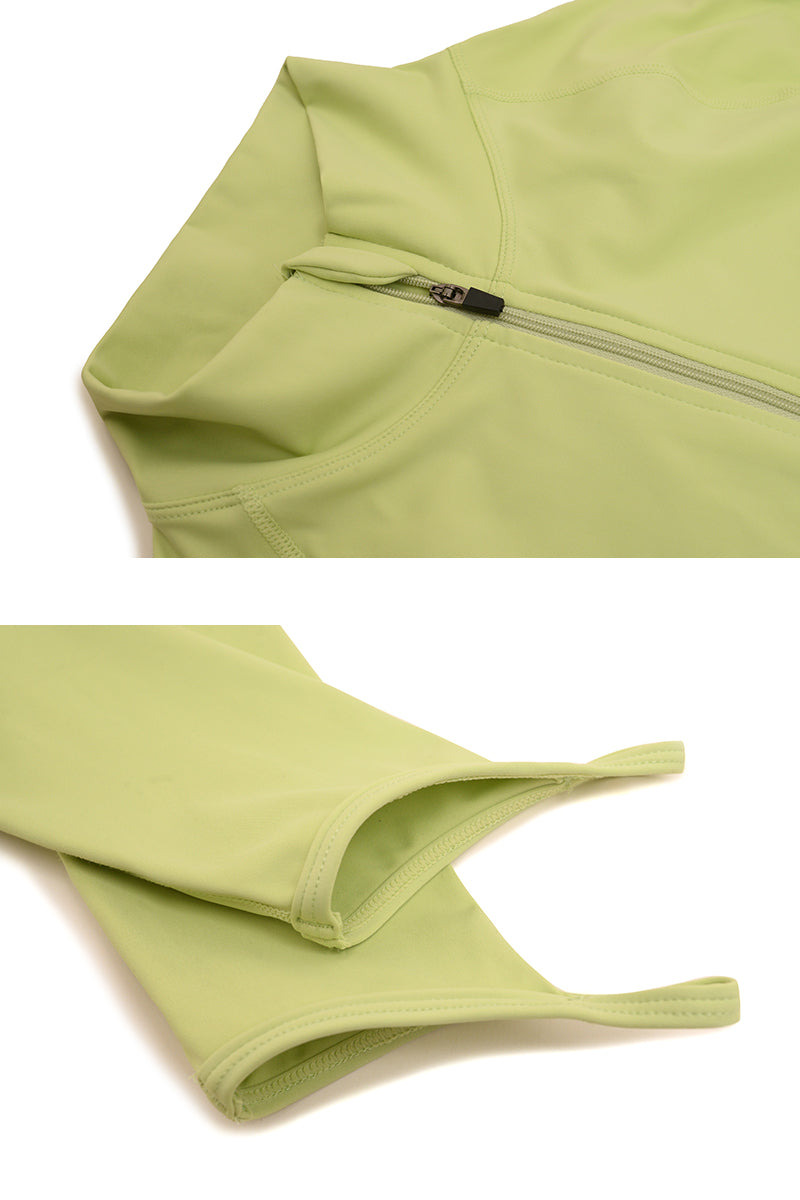 Women'S Zipper Reversible Collar Sport Jacket