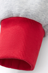 Women's Fall Cozy Fleece Mock Neck Color Block Sweatshirt