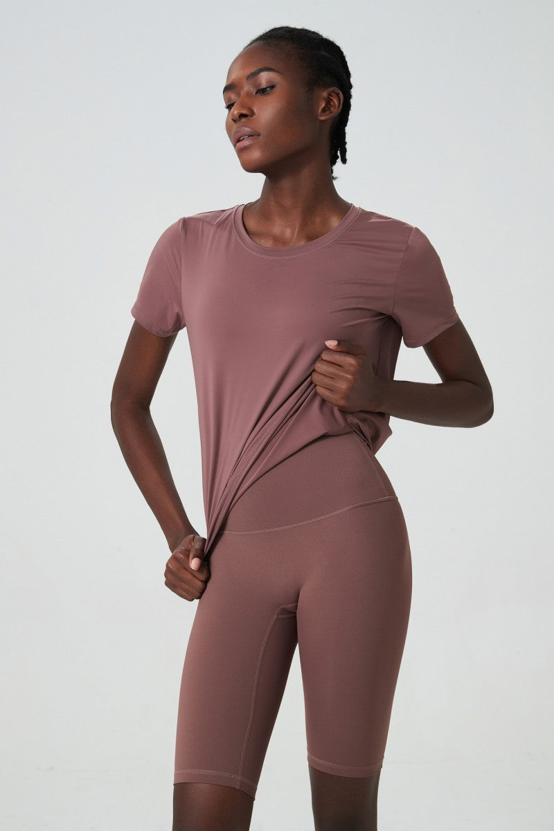 women's plus size high waist yoga suit two piece set