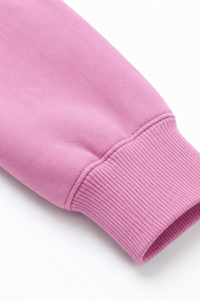 Women's Fall Solid Side-Slit Neckline Mock Neck Sweatshirt