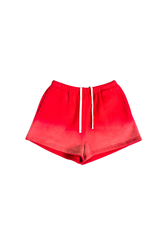 Women's Fall Vintage Gradient Fleece Drawstring Shorts