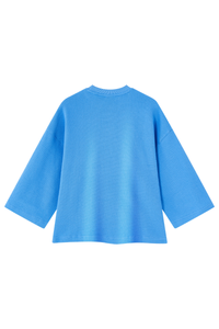 Men's Drop Shoulder Loose Crew Neck Waffle Knit T-shirt