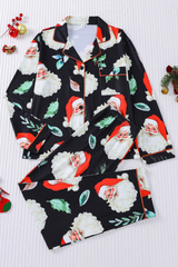 Women's Christmas Tree Printed Christmas Pajama Set