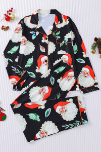 Women's Christmas Tree Printed Christmas Pajama Set