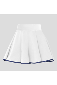 Women's Tennis Color Trim Pleated Athletic Mini Skirt
