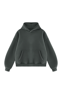 Men's Fall Fleece Heavyweight Washed Drop Shoulder Hoodie