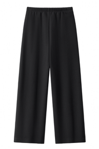 Unisex Fall Drawstring Side Pocket Wide Leg Sweatpants