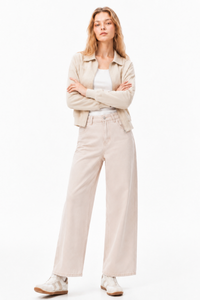 Women's Fall Mid Rise Vintage Casual Jeans