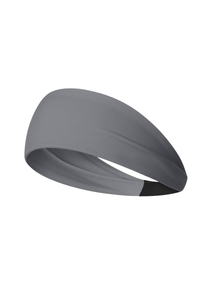 Women's exercise sweat-absorbing headband.