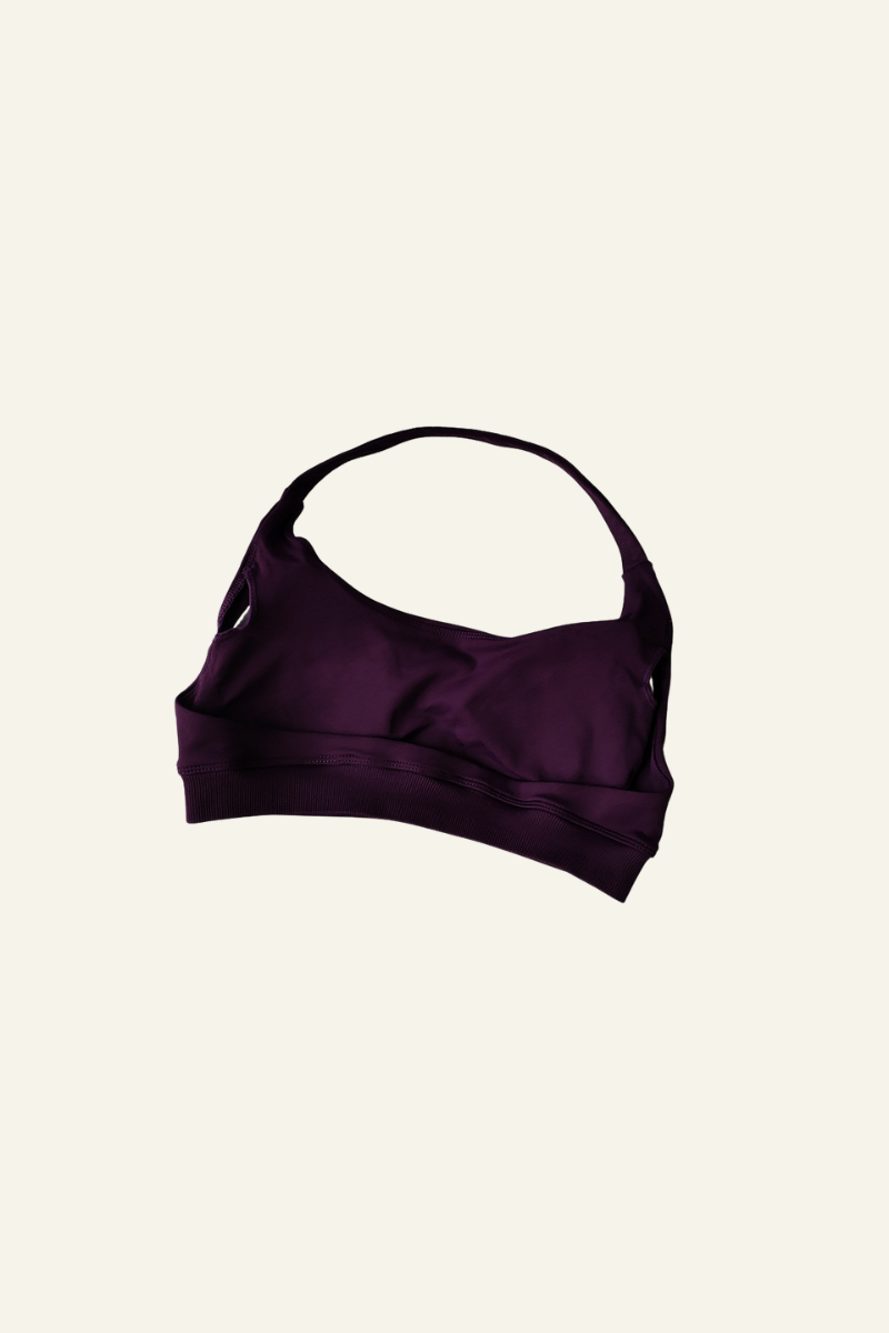 Women's Athletic Halter U-neck Backless Bra