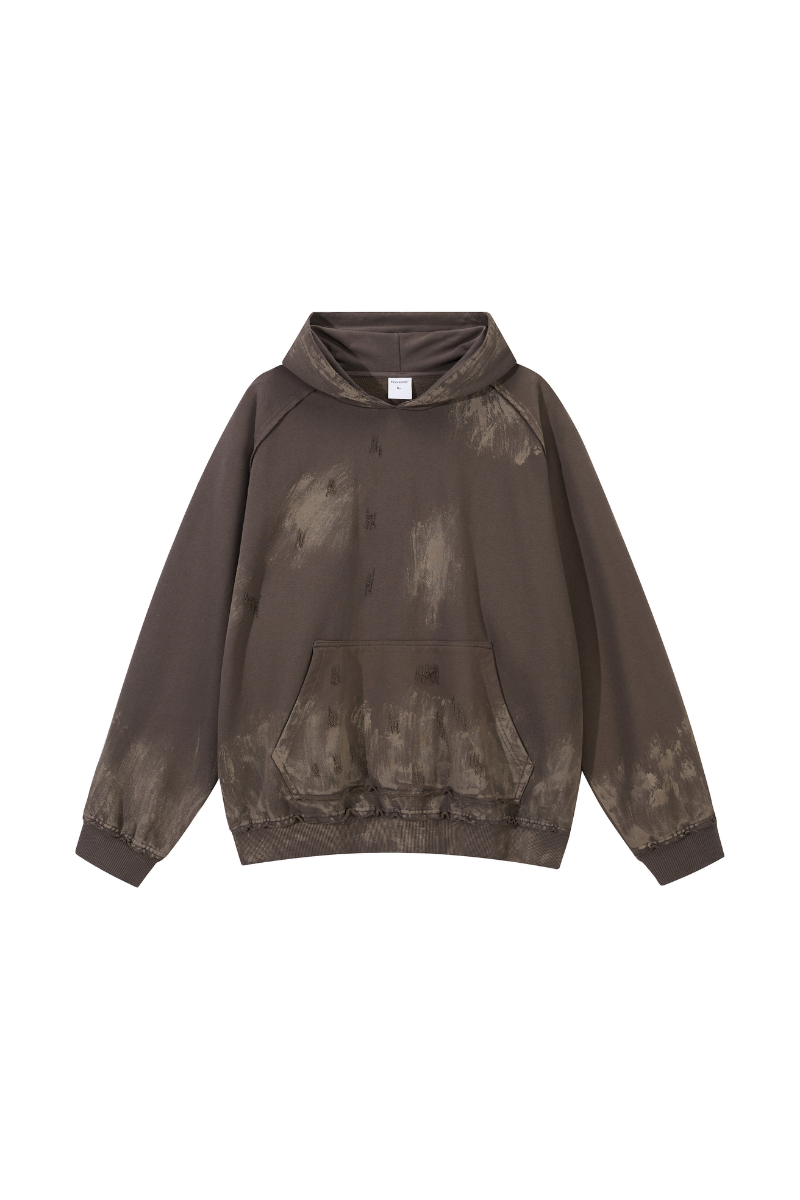 Men's  Fall 420G Heavyweight Oversized Vintage Washed Hoodie