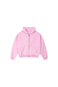 Men's Fall 100% Cotton Retro Boxy Two-Way Zip Hooded Jacket