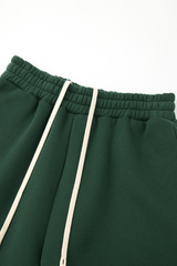Men's Fleece Lined Drawstring Loose Casual Five Inch Shorts
