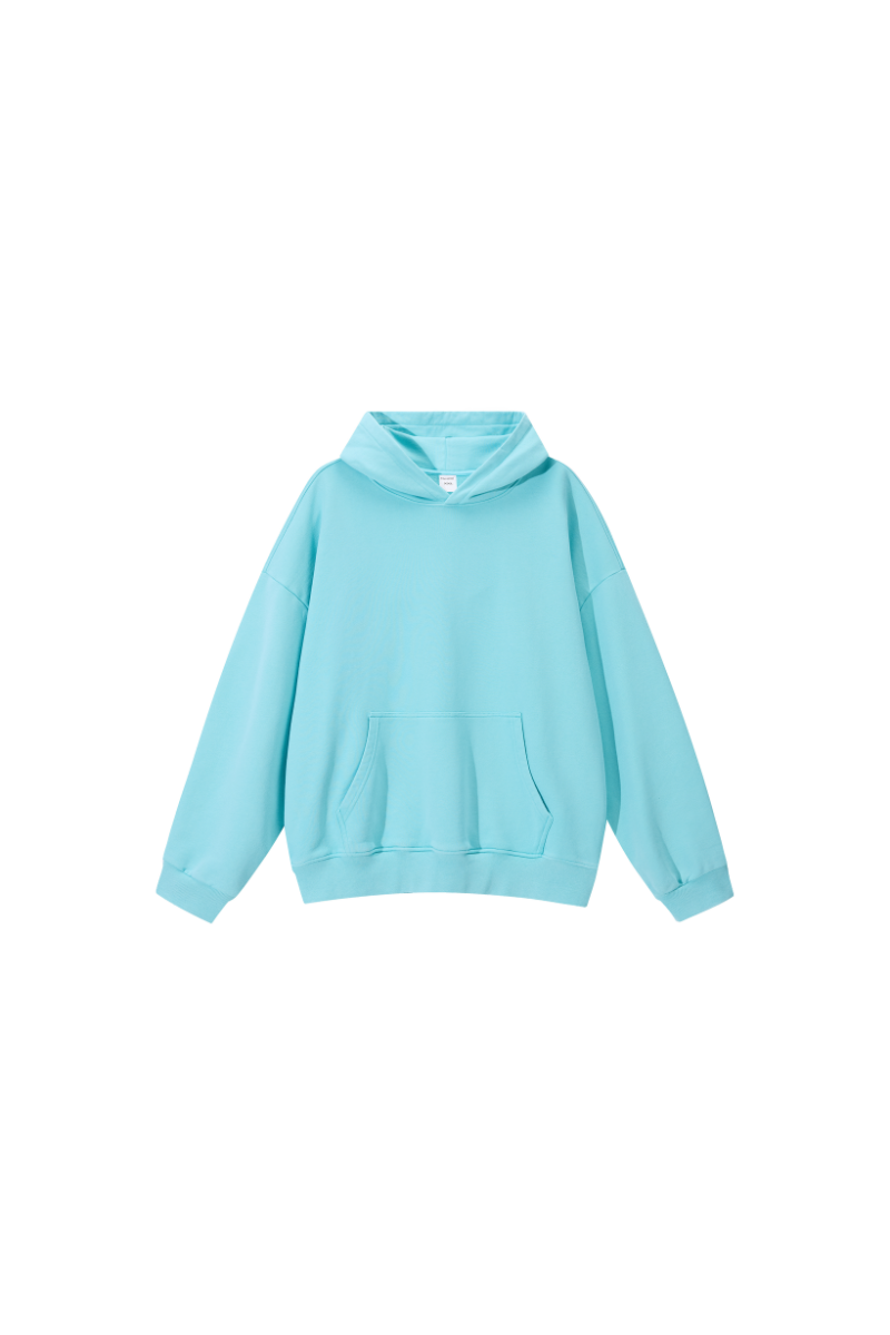 Men's 100% Cotton Winter 430G Heavyweight Loose Hoodie