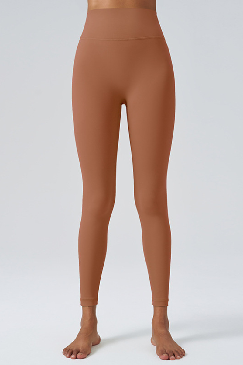 Women's High-waist shaping Tucking Nine-inch Leggings