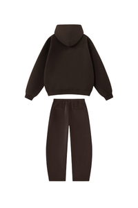 Men's Fall Fleece Hoodie & Wide Leg Sweatpants Casual Set
