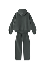 Unisex Fall Fleece Sets:Relaxed Hoodie And Sweatpants