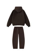Unisex Fall Fleece Hoodie & Wide Leg Sweatpants Casual Set