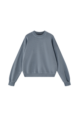 Unisex Fall 100% Cotton Streetwear Washed Relaxed Pullover