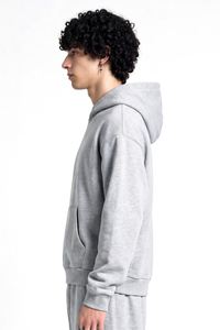 Men's Fall Boxy Fit French Terry Kangaroo Pocket Hoodie