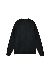 Unisex 100% Cotton Fall Vintage Washed Oversized Pullover