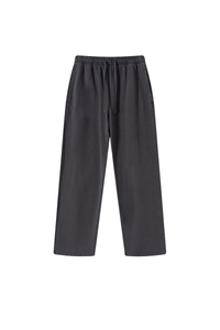 Unisex Fall 100% Cotton Vintage Washed Relaxed Sweatpants