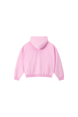 Women Fall 100% Cotton Retro Boxy Two-Way Zip Hooded Jacket