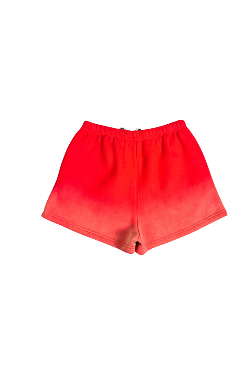 Women's Fall Vintage Gradient Fleece Drawstring Shorts