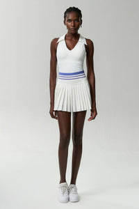Sports & Fitness V-neck quick-drying tennis skirt two-piece set