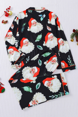 Women's Christmas Tree Printed Christmas Pajama Set
