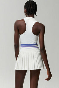 Sports & Fitness V-neck quick-drying tennis skirt two-piece set