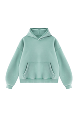 Men's Fall Fleece Heavyweight Washed Drop Shoulder Hoodie