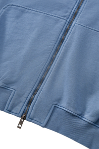 Women's Fall 100% Cotton 360G Boxy Two‑Way Zip Jacket