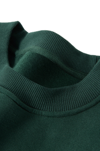 Women's Fall Heavyweight Fleece Cropped Crew Neck Sweatshirt