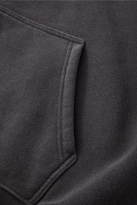 Unisex Fleece-Lined Spray-Faded Oversized Hooded Jacket