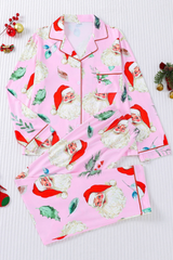 Women's Christmas Tree Printed Christmas Pajama Set