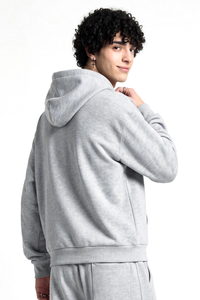 Men's Fall Boxy Fit French Terry Kangaroo Pocket Hoodie