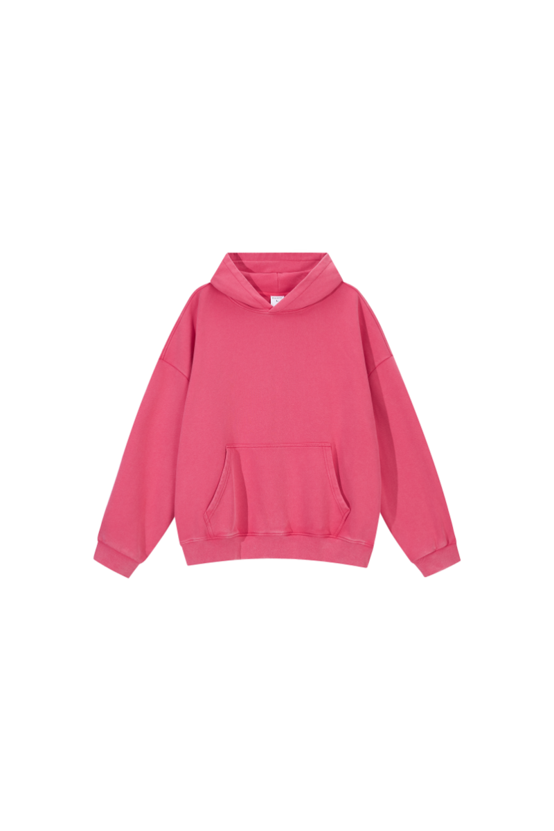 Unisex 100% Cotton Winter 430G Heavyweight Loose Hoodie