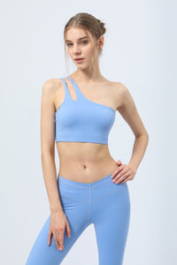 Beauty Back Irregular Strap Sports Bra
