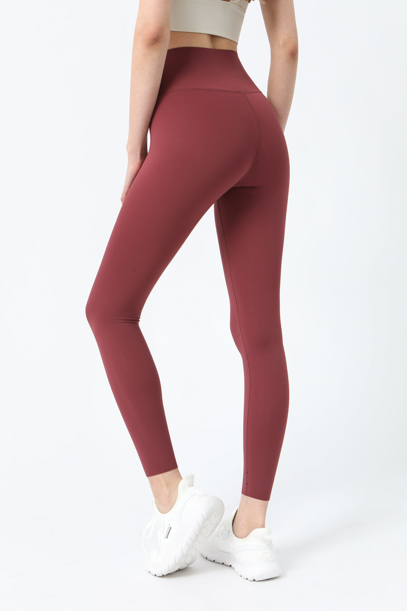 Lycra High Waisted Nude  Leggings