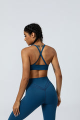 Padded Detachable Twist Sports Bra