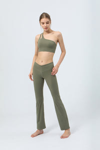 Beauty Back Irregular Strap Sports Bra