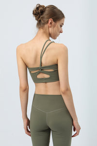 Beauty Back Irregular Strap Sports Bra