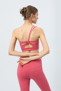Beauty Back Irregular Strap Sports Bra