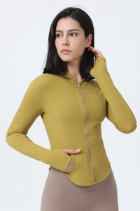 Reversible Brushed Sport Hooded Jacket