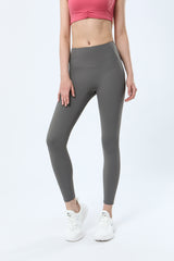 Bulit In Underwear Solid Tummy Control Sports Leggings