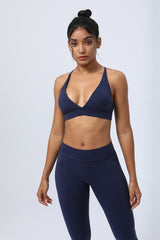 Women's Cross Back Shockproof Sports Bra