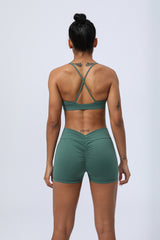 Women's Cross Back Shockproof Sports Bra