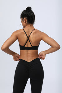 Women's Cross Back Shockproof Sports Bra